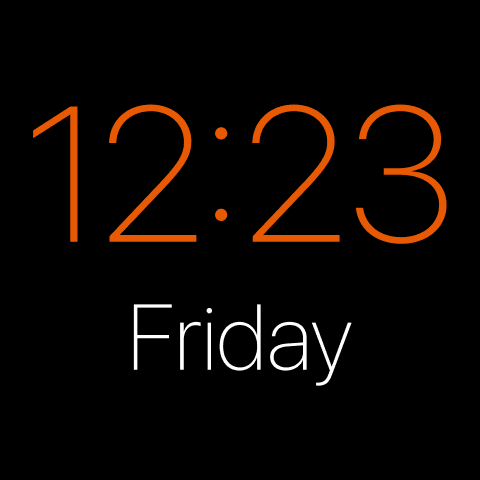 Minimal widget