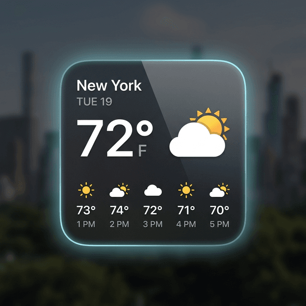 Weather widget